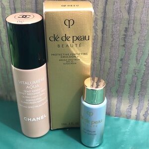 Chanel cle de peau lot sunscreen serum  3  items 🔥